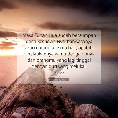 Amos 4:2 IDN Gambar Ayat Alkitab