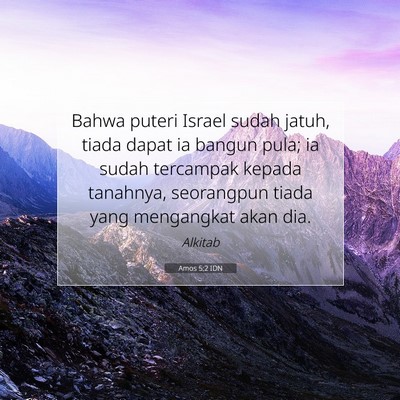 Amos 5:2 IDN Gambar Ayat Alkitab