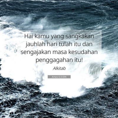 Amos 6:3 IDN Gambar Ayat Alkitab