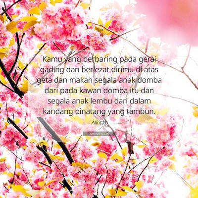 Amos 6:4 IDN Gambar Ayat Alkitab