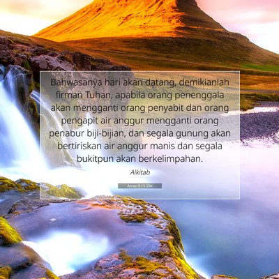 Amos 9:13 IDN Gambar Ayat Alkitab