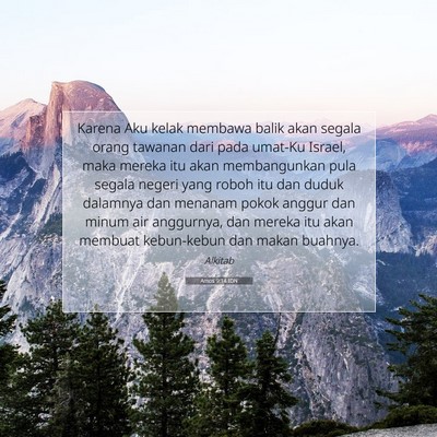 Amos 9:14 IDN Gambar Ayat Alkitab