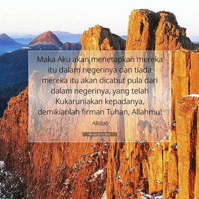 Amos 9:15 IDN Gambar Ayat Alkitab