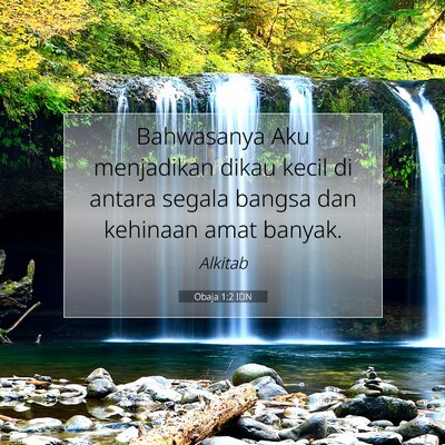 Obaja 1:2 IDN Gambar Ayat Alkitab