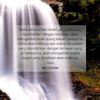 Obaja 1:20 IDN Gambar Ayat Alkitab