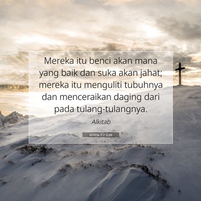 Mikha 3:2 IDN Gambar Ayat Alkitab