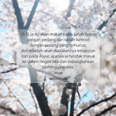 Mikha 5:6 IDN Gambar Ayat Alkitab