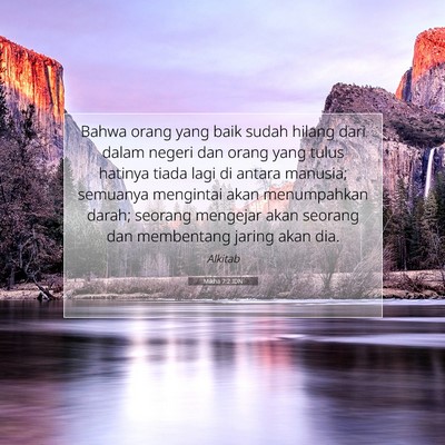 Mikha 7:2 Ayat Alkitab Dijelaskan
