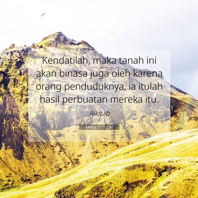Mikha 7:13 Ayat Alkitab Dijelaskan