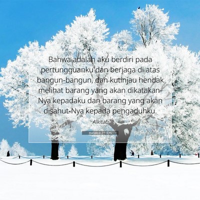 Habakuk 2:1 IDN Gambar Ayat Alkitab