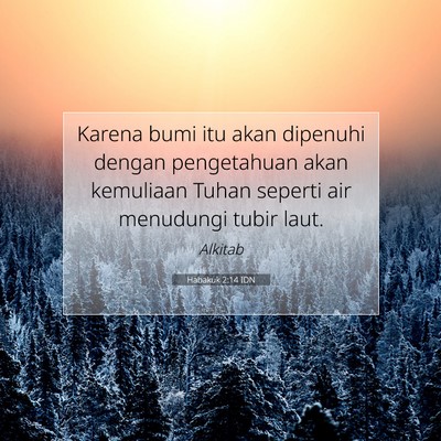 Habakuk 2:14 IDN Gambar Ayat Alkitab