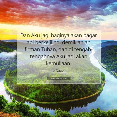 Zakharia 2:5 IDN Gambar Ayat Alkitab