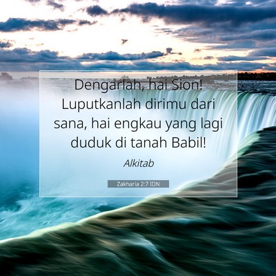 Zakharia 2:7 IDN Gambar Ayat Alkitab