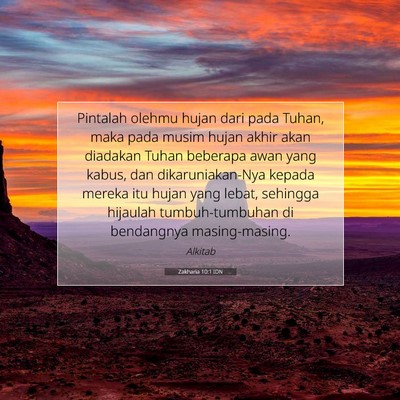 Zakharia 10:1 IDN Gambar Ayat Alkitab