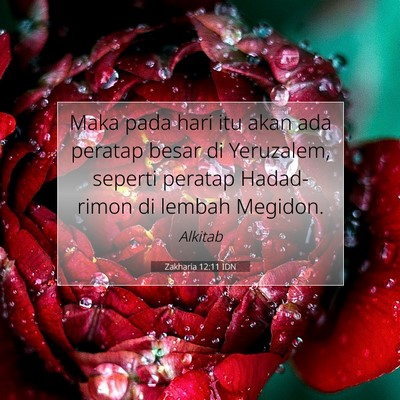 Zakharia 12:11 IDN Gambar Ayat Alkitab