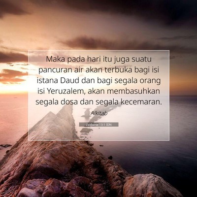 Zakharia 13:1 IDN Gambar Ayat Alkitab