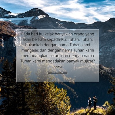 Matius 7:22 Ayat Alkitab Dijelaskan