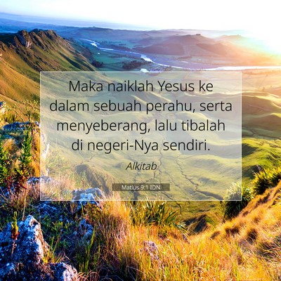 Matius 9:1 Ayat Alkitab Dijelaskan