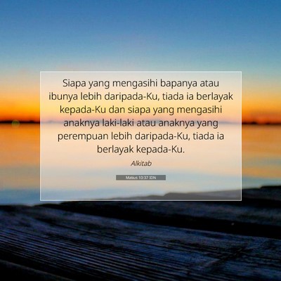 Matius 10:37 IDN Gambar Ayat Alkitab