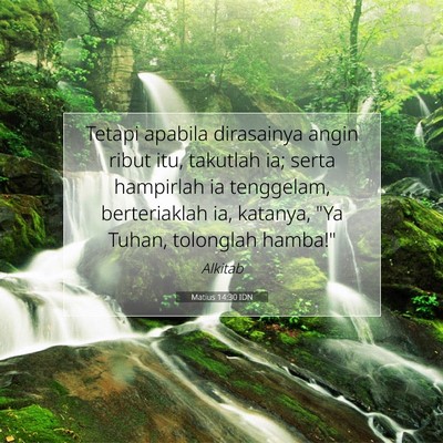 Matius 14:30 Ayat Alkitab Dijelaskan