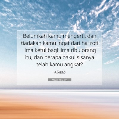 Matius 16:9 Ayat Alkitab Dijelaskan