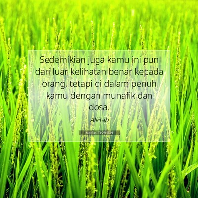 Matius 23:28 IDN Gambar Ayat Alkitab