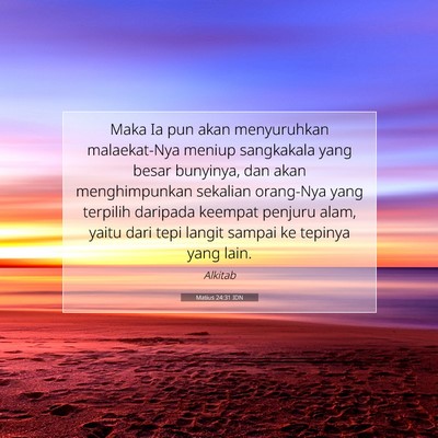 Matius 24:31 Ayat Alkitab Dijelaskan