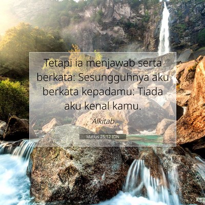 Matius 25:12 IDN Gambar Ayat Alkitab