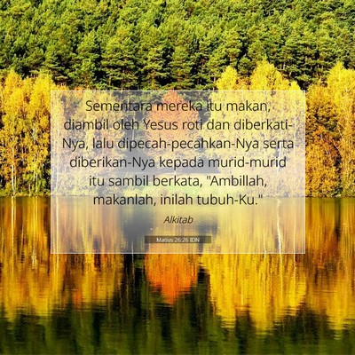 Matius 26:26 IDN Gambar Ayat Alkitab