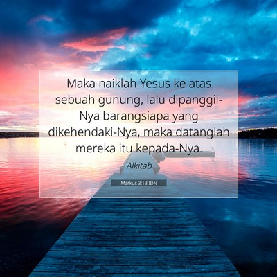 Markus 3:13 IDN Gambar Ayat Alkitab