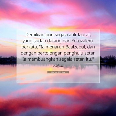 Markus 3:22 IDN Gambar Ayat Alkitab