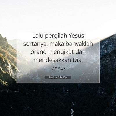 Markus 5:24 Ayat Alkitab Dijelaskan