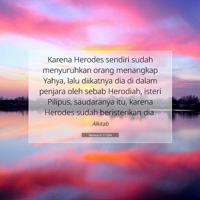 Markus 6:17 IDN Gambar Ayat Alkitab
