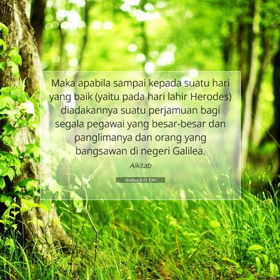 Markus 6:21 Ayat Alkitab Dijelaskan