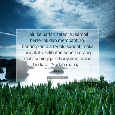 Markus 9:26 Ayat Alkitab Dijelaskan