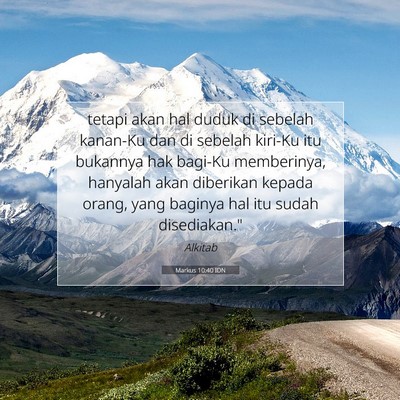 Markus 10:40 Ayat Alkitab Dijelaskan