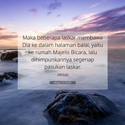 Markus 15:16 Ayat Alkitab Dijelaskan