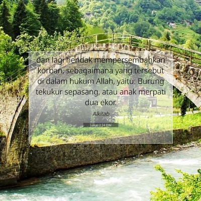 Lukas 2:24 Ayat Alkitab Dijelaskan