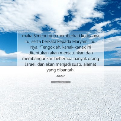 Lukas 2:34 IDN Gambar Ayat Alkitab