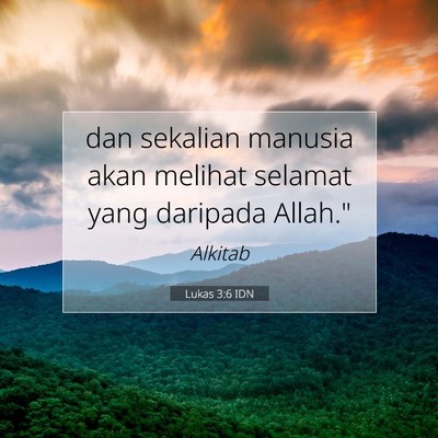 Lukas 3:6 IDN Gambar Ayat Alkitab