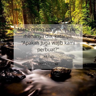 Lukas 3:10 IDN Gambar Ayat Alkitab