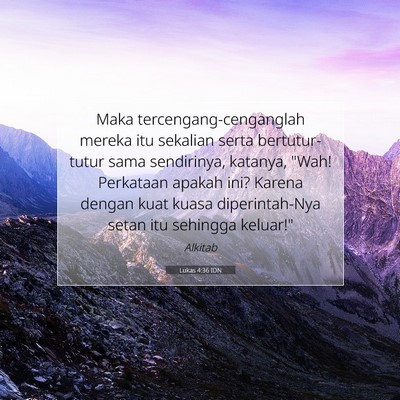 Lukas 4:36 IDN Gambar Ayat Alkitab