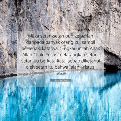 Lukas 4:41 IDN Gambar Ayat Alkitab