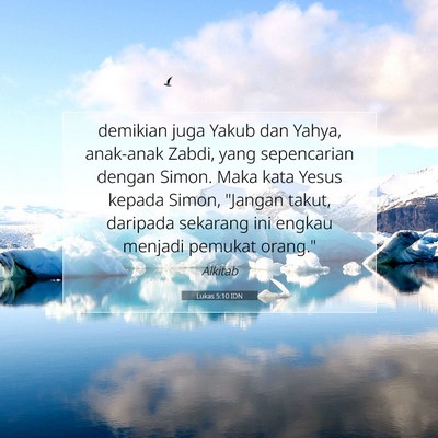 Lukas 5:10 IDN Gambar Ayat Alkitab