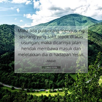 Lukas 5:18 IDN Gambar Ayat Alkitab