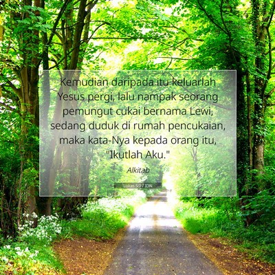 Lukas 5:27 IDN Gambar Ayat Alkitab