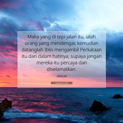 Lukas 8:12 IDN Gambar Ayat Alkitab