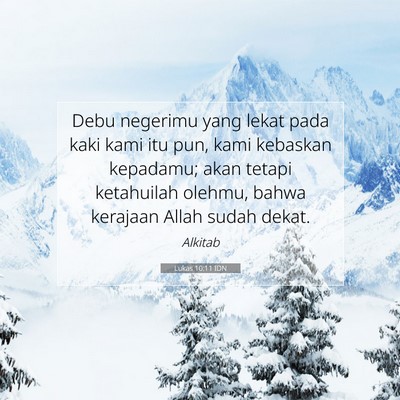 Lukas 10:11 IDN Gambar Ayat Alkitab