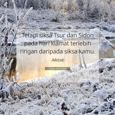 Lukas 10:14 IDN Gambar Ayat Alkitab