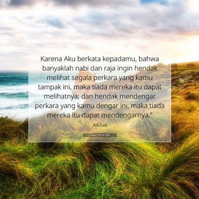 Lukas 10:24 IDN Gambar Ayat Alkitab